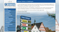 Desktop Screenshot of parken-waiblingen.de